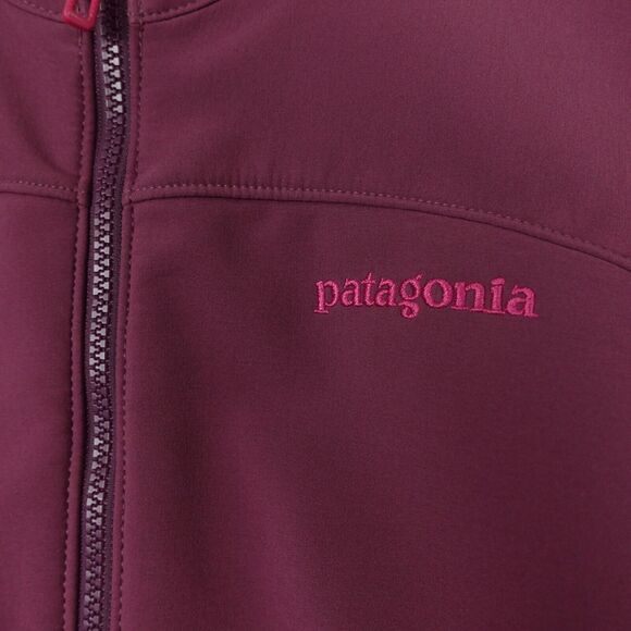 Patagonia Adze Soft Shell Polartec Full Zip Jacket Womens Size Small Purple - Picture 3 of 13